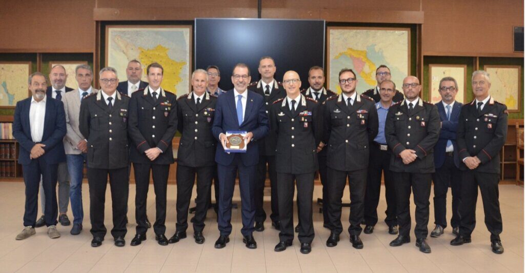 Livorno, il prefetto Dionisi in visita al comando provinciale dei carabinieri