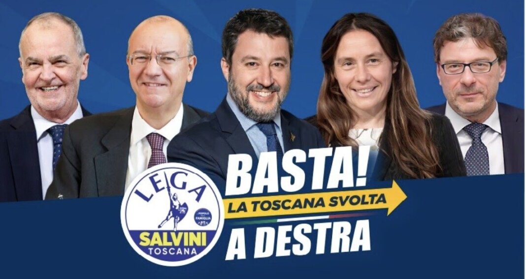 Salvini e quattro ministri a Livorno per il rush finale della campagna elettorale