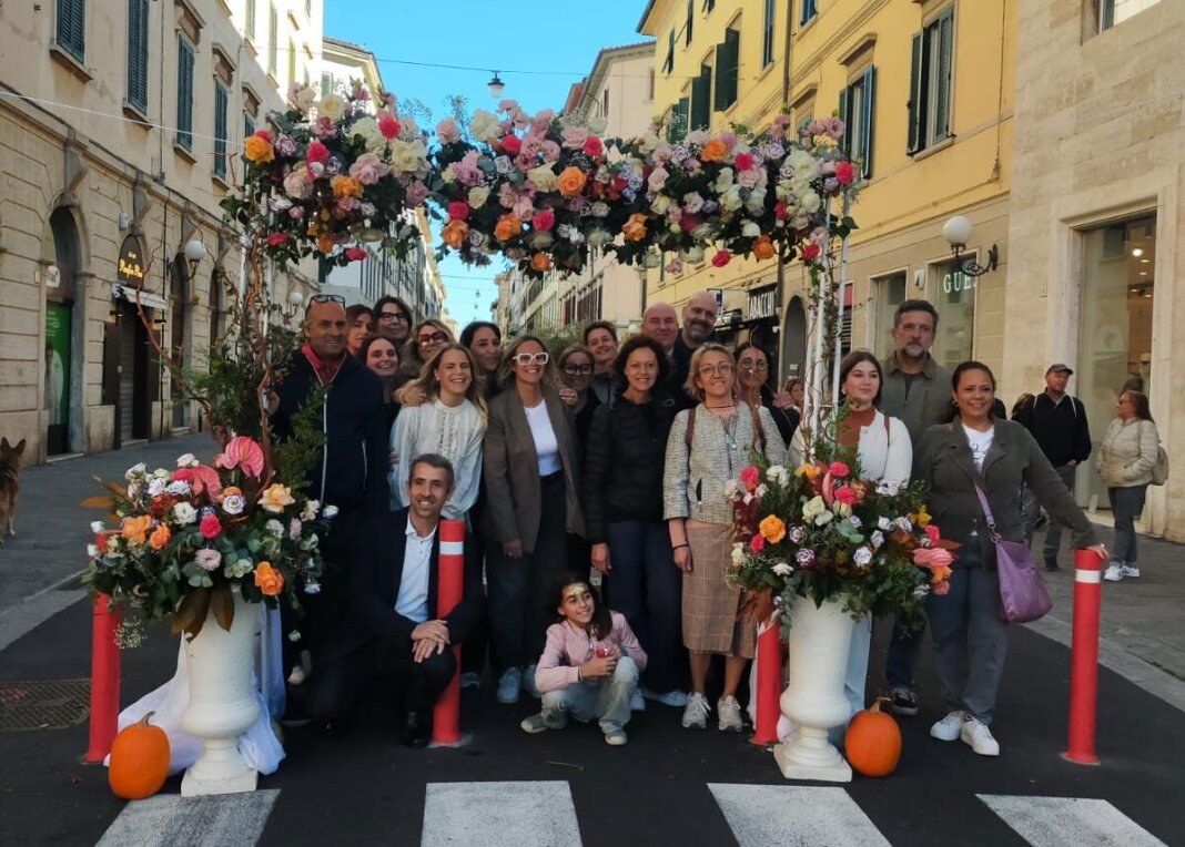 via Ricasoli, inaugurazione con Marcucci, Garufo, Salvetti e Ceppatello