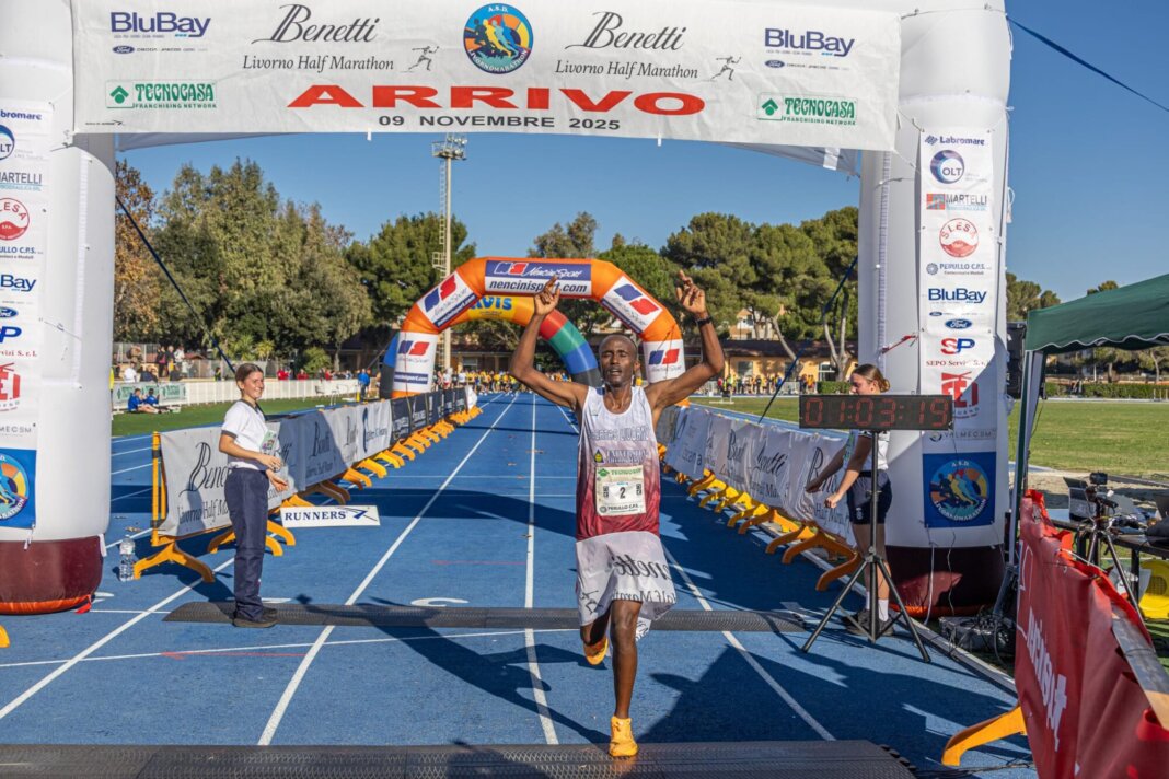 Half Marathon di Livorno, giornata dei record con Niyomukiza e Mukandanga