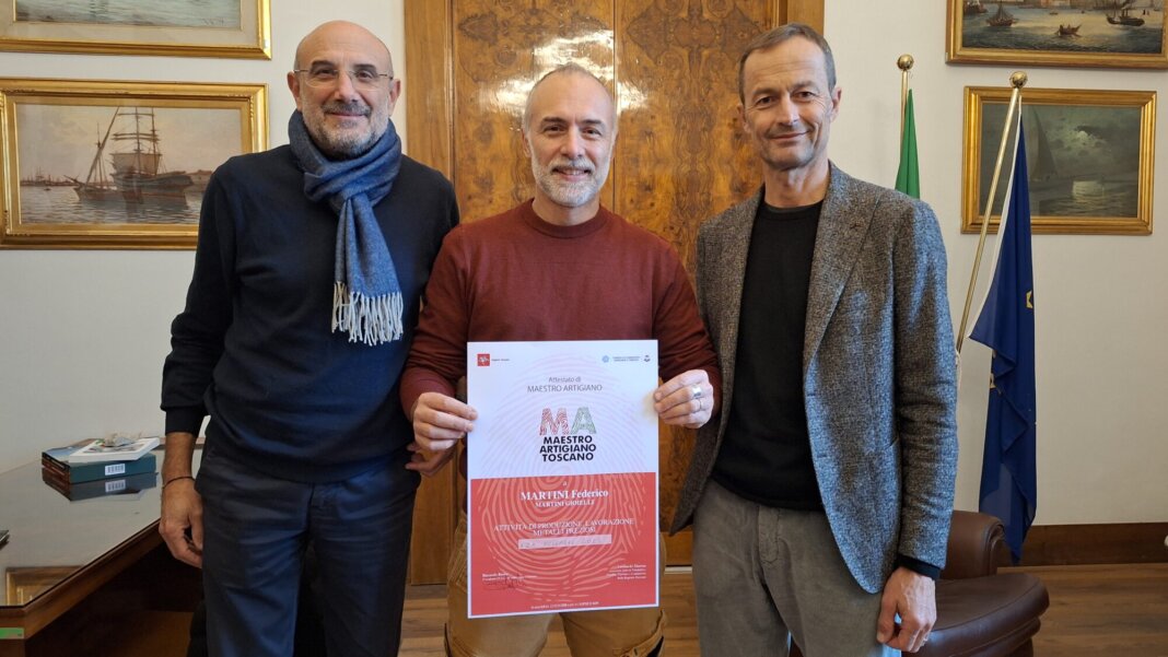 C'è un nuovo maestro artigiano a Livorno: è l'orafo Federico Martini