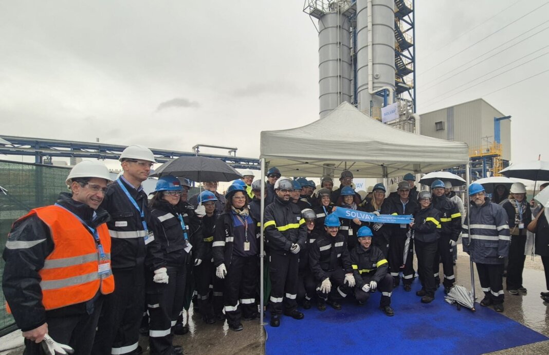 inaugurazione impianto solvay