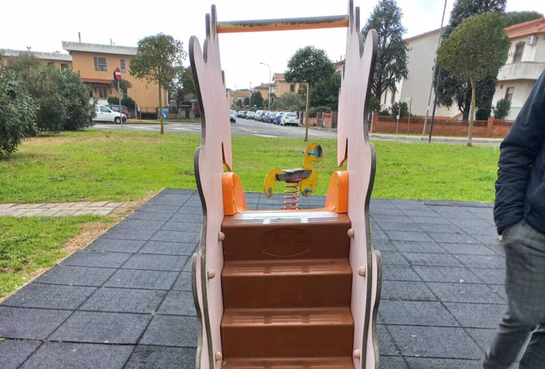 scivolo parco rosignano