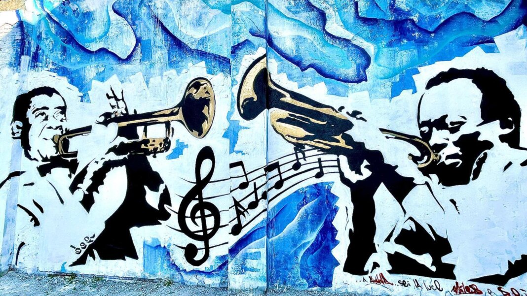 Collesalvetti Vicarello murales Jazz