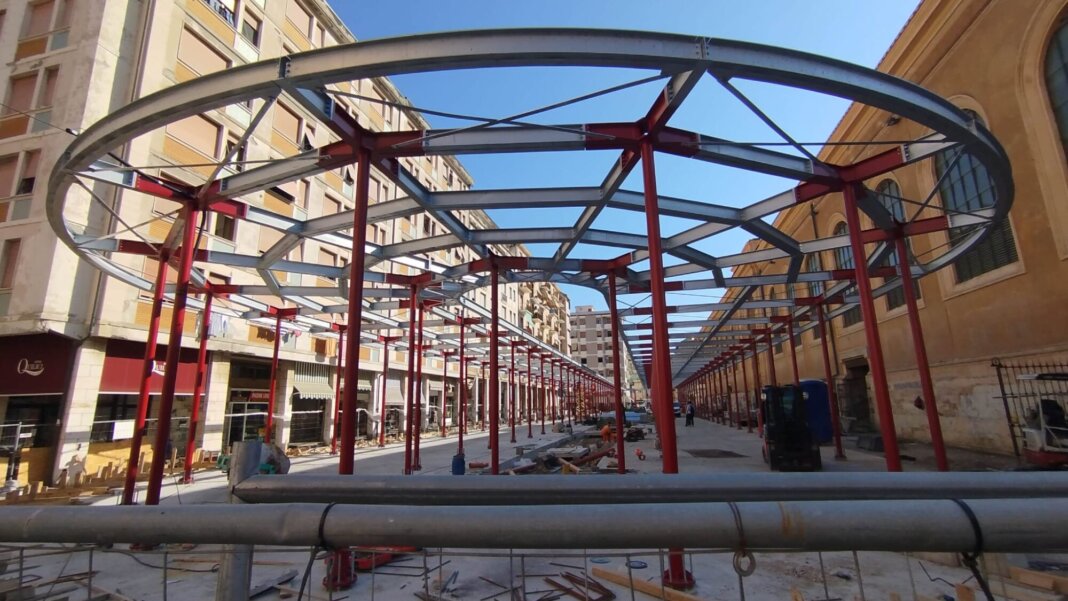 Lavori mercato Piazza Cavallotti